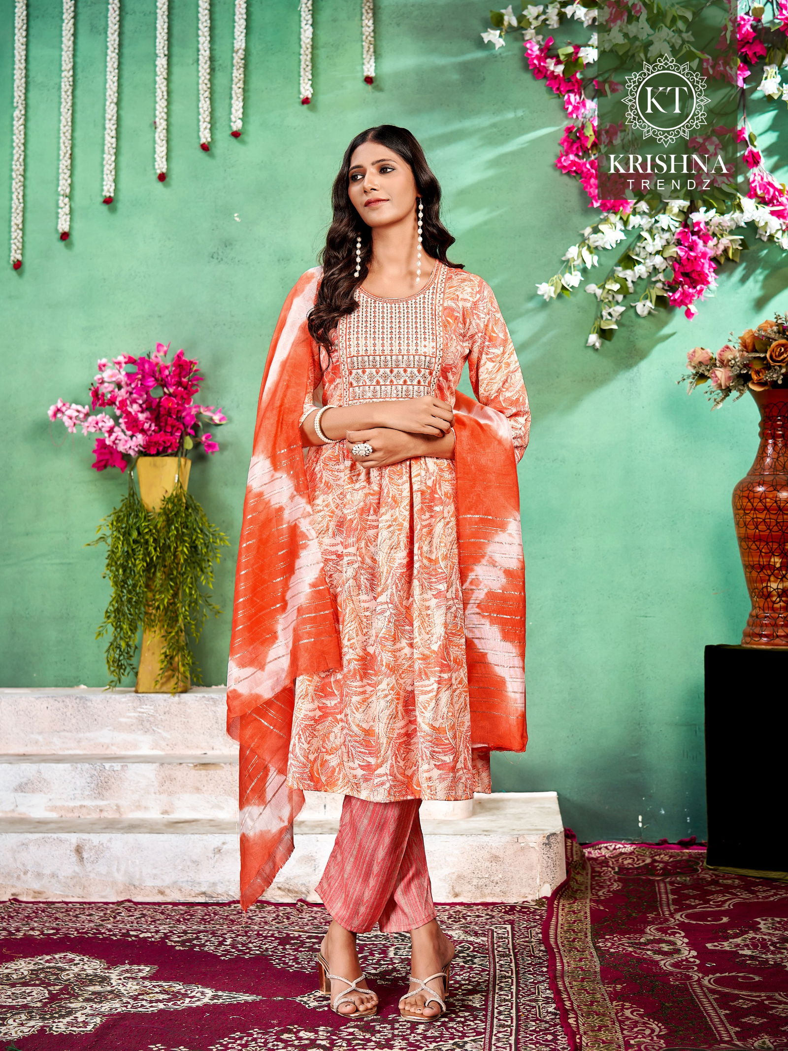 Pashmina Vol 2 By Krishna Capsule Printed Kurti With Bottom Dupatta Wholesale Price In Surat
